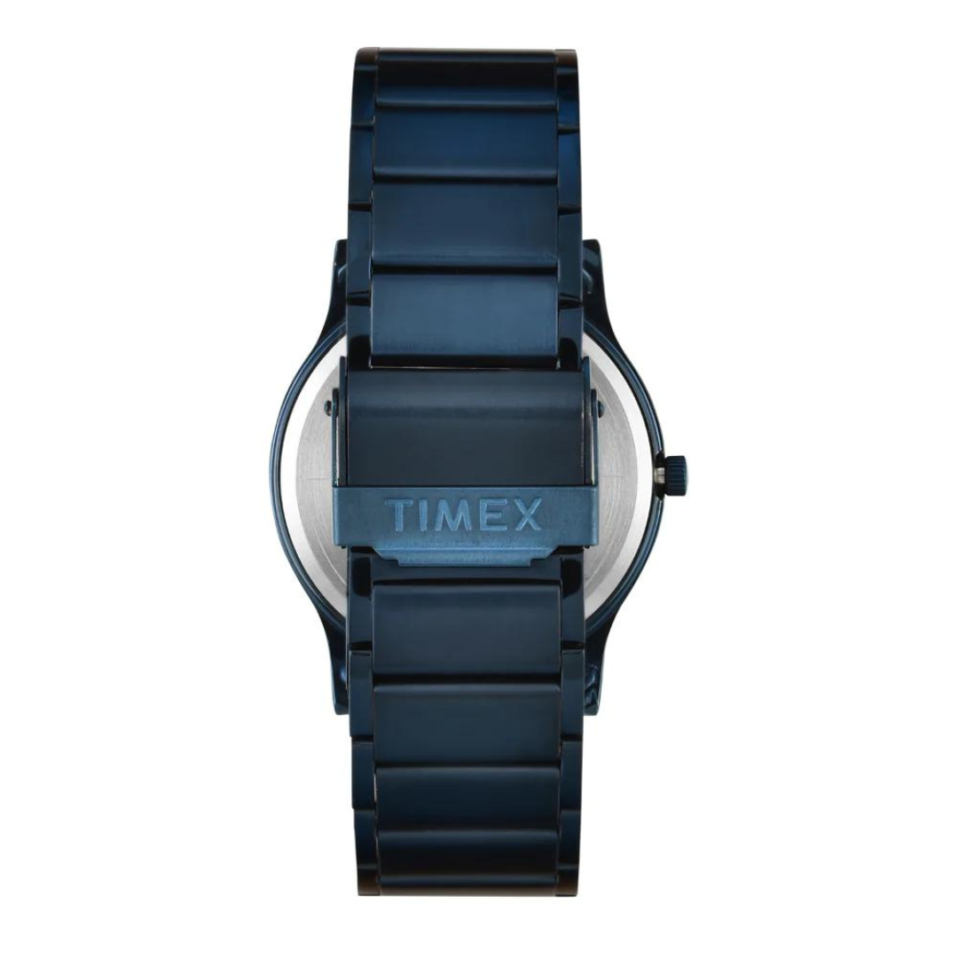 Timex Men Blue Round Analog Dial Watch- TW000R460 - KRISHNA WATCH COMPANY
