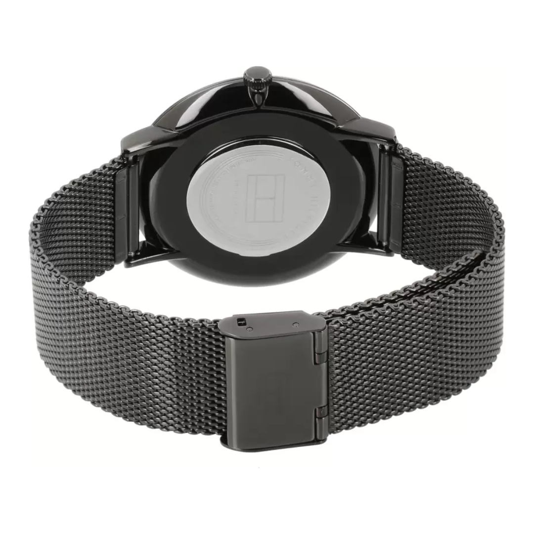 Tommy Hilfiger Quartz Analog Black Dial Metal Strap Watch for Men Men's Watch 1791464 - KRISHNA WATCH COMPANY