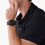 Michael Kors Runway Chronograph Black Stainless Steel Watch - MK9073 - KRISHNA WATCH COMPANY
