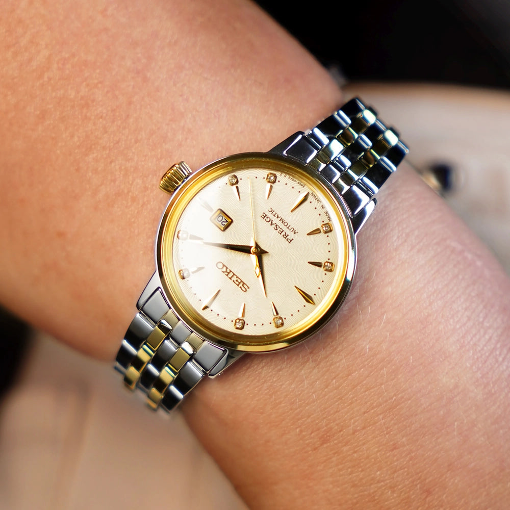 Seiko Presage Cocktail Time ‘White Lady’ Diamond Twist - SRE010J1