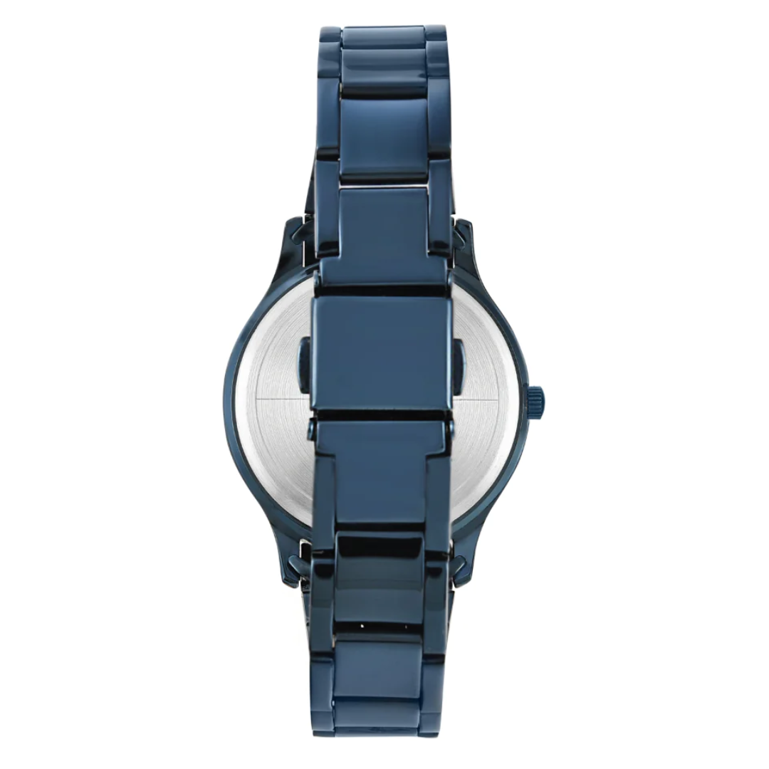 Timex Women Blue Round Multifunction Dial Watch - TW000Q819 - KRISHNA WATCH COMPANY
