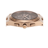 Michael Kors Oversized Lennox Beige Gold-Tone Watch MK9119