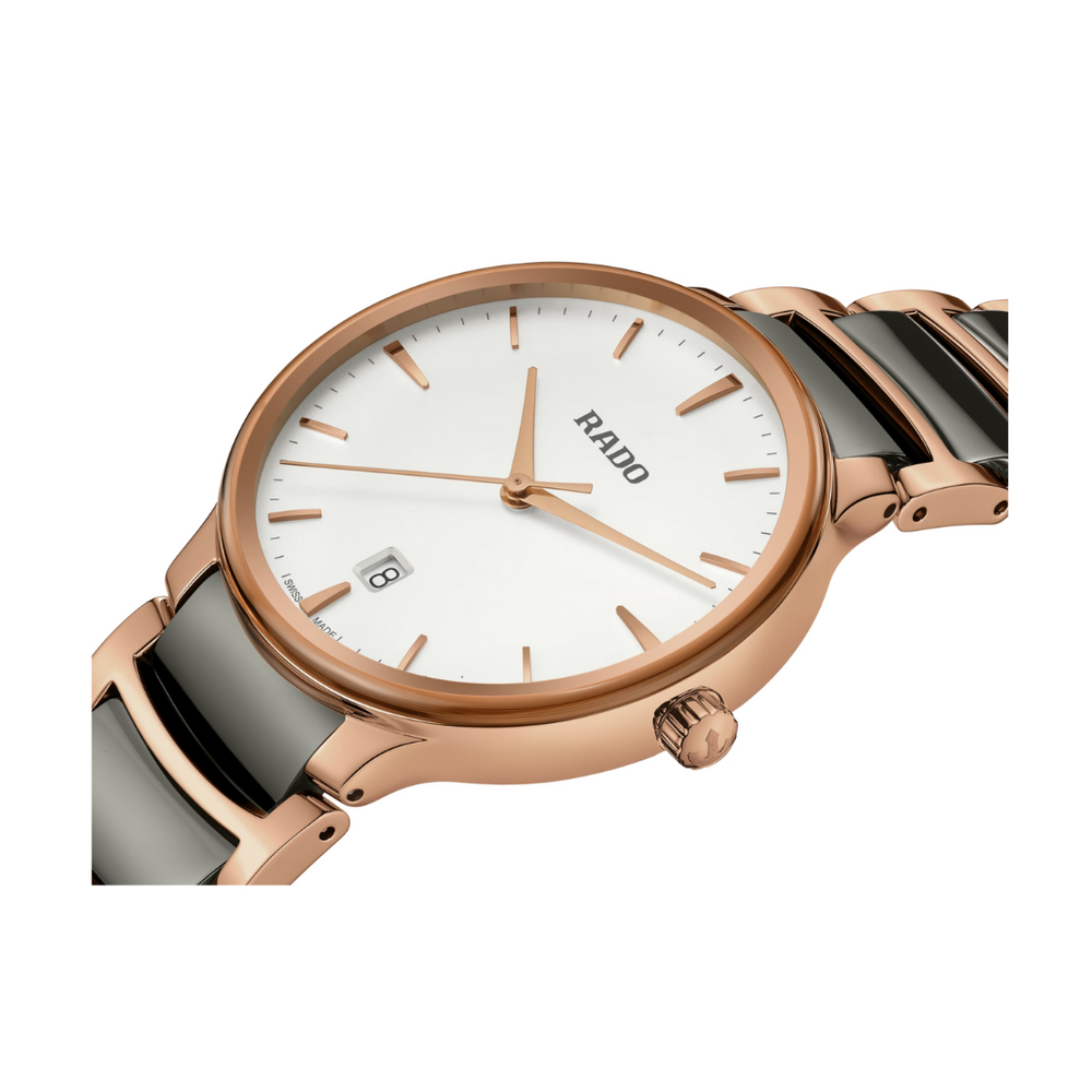 RADO Centrix Unisex Stainless steel / PVD Watch - R30023012 - KRISHNA WATCH COMPANY