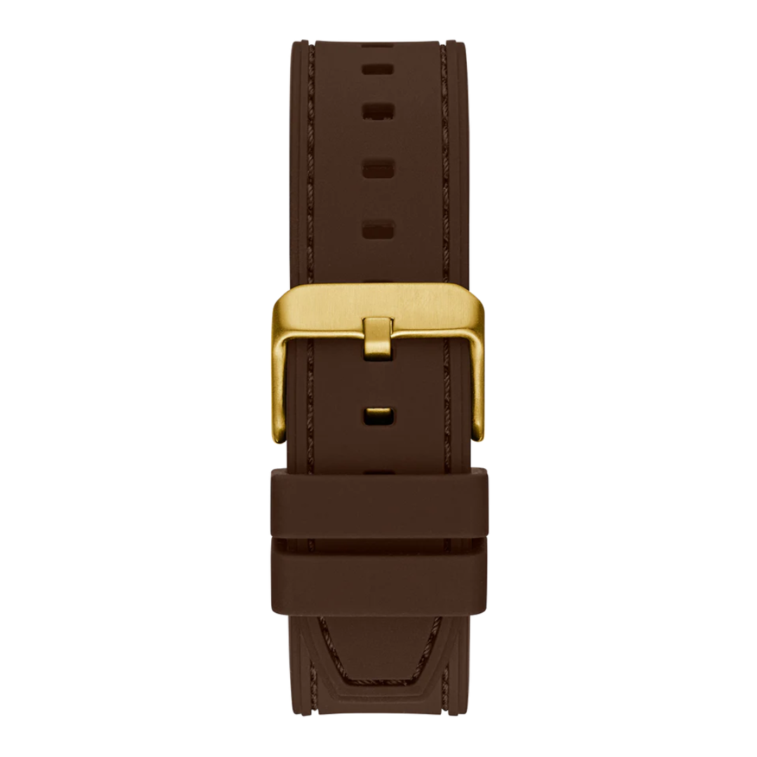 Guess Men's Brown Gold Tone Multi-function Watch GW0571G5 - KRISHNA WATCH COMPANY