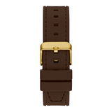 Guess Men's Brown Gold Tone Multi-function Watch GW0571G5