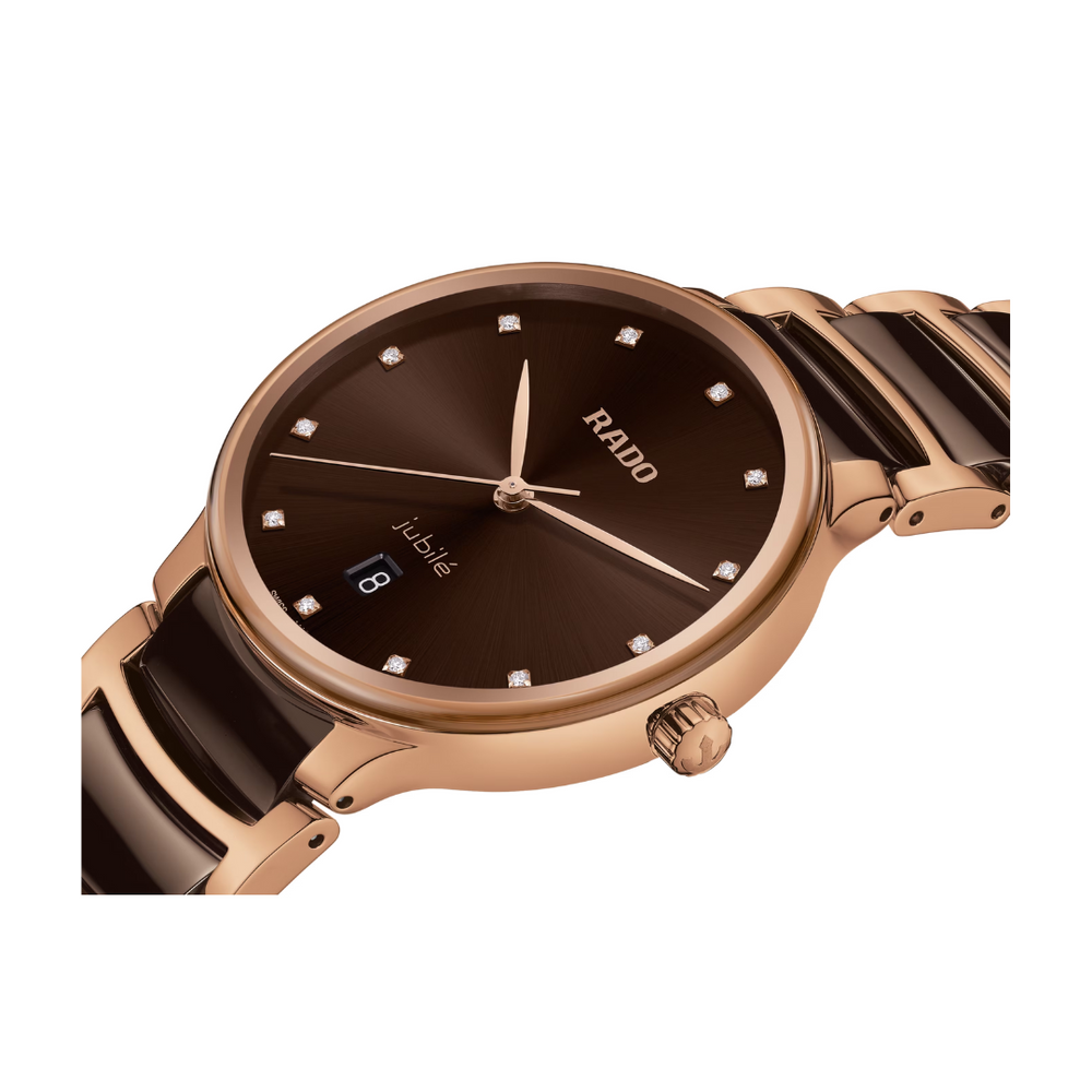RADO Centrix Diamonds Unisex Watch - R30023732 - KRISHNA WATCH COMPANY