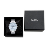 Alba Silver-White Dial Chronograph AM3767X1