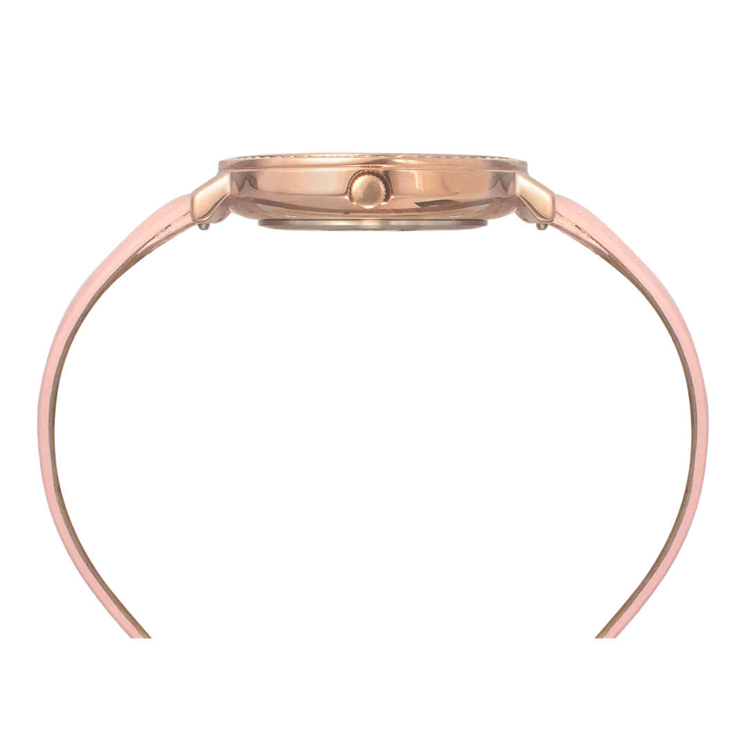 Timex Fashion Women's Pink Dial Round Case 3 Hands Function Watch -TWEL14707 - KRISHNA WATCH COMPANY