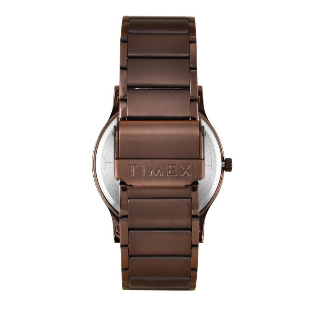 Timex Men Brown Round Analog Dial Watch - TW000R461 - KRISHNA WATCH COMPANY