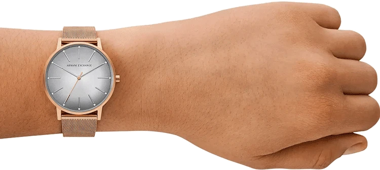 ARMANI EXCHANGE Rose Gold Two Tone Watch-AX5617 - KRISHNA WATCH COMPANY