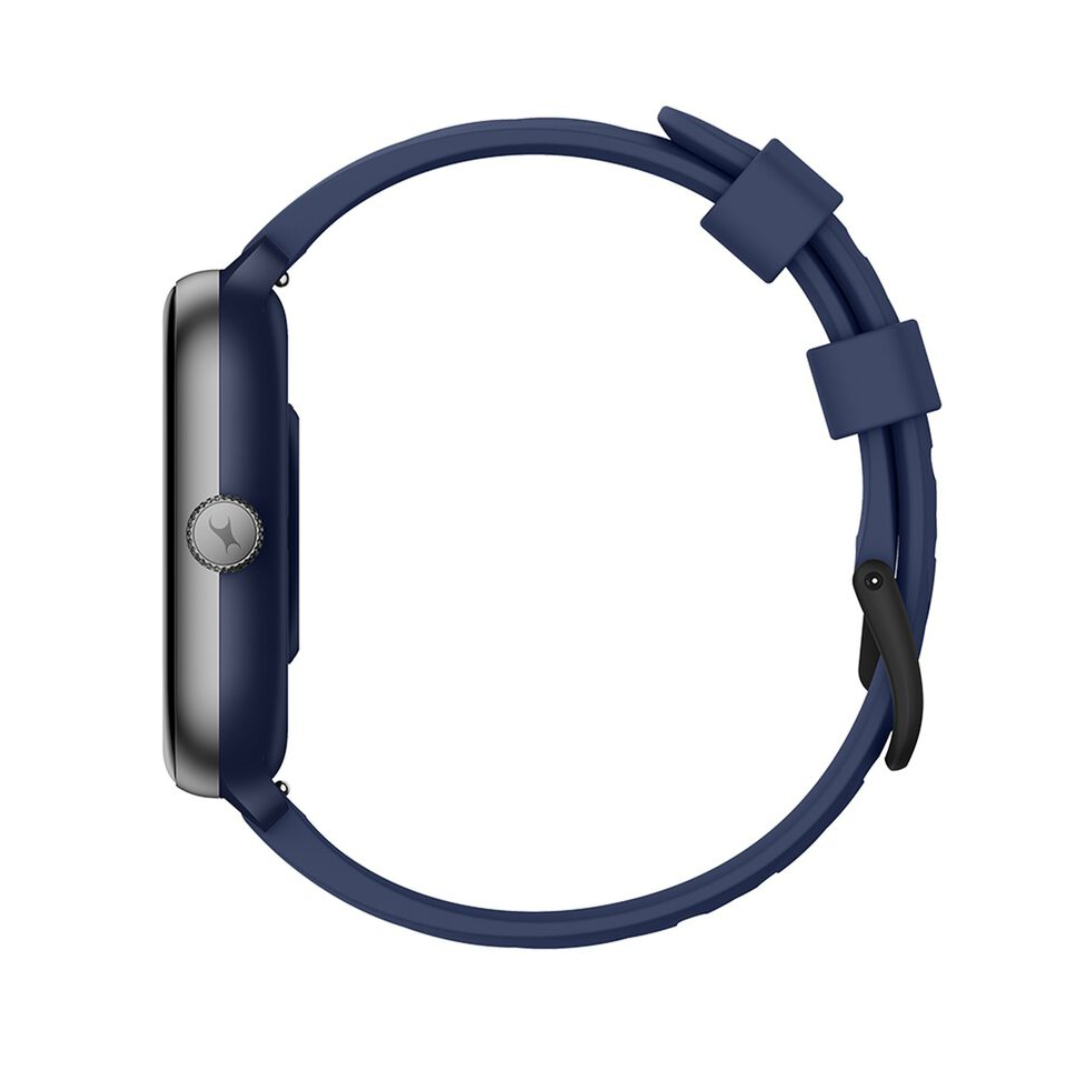 Fastrack Nitro Pro with 4.69 cm AMOLED Display and AOD, Functional Crown, BT Calling Smartwatch with Blue Strap 38105PP02 - KRISHNA WATCH COMPANY