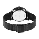 Titan Modern Classics Black Dial Quartz Multifunction Stainless Steel Strap watch for Men 94006NM01