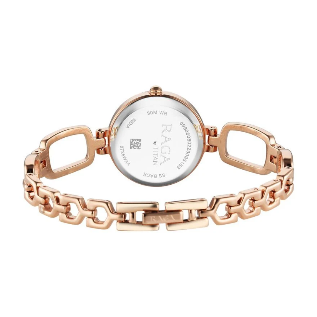 Titan Raga Rose Gold Dial Watch for Women 2725WM01 - KRISHNA WATCH COMPANY