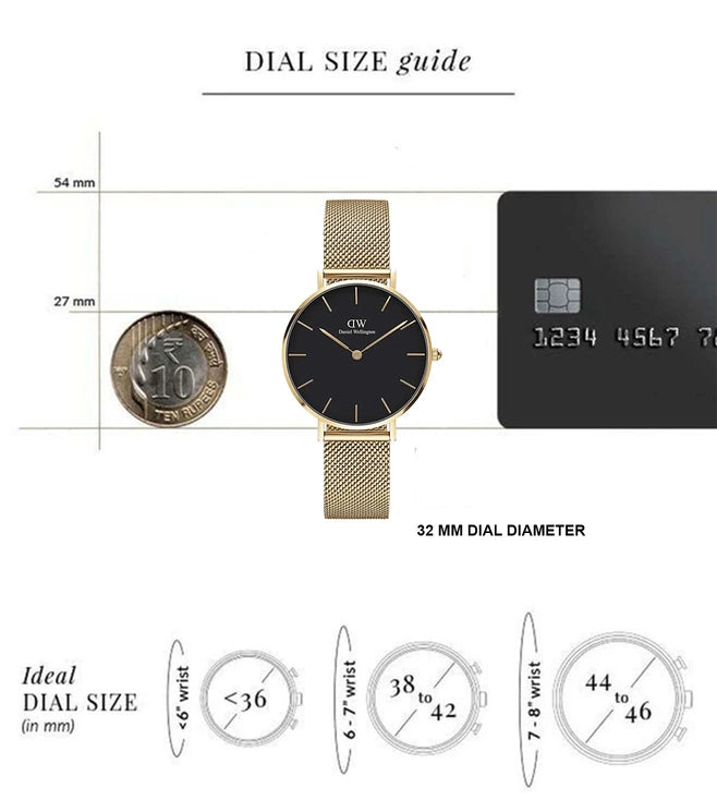 DANIEL WELLINGTON Petite Evergold Watch for Women DW00100347 - KRISHNA WATCH COMPANY