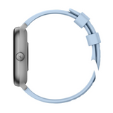 Fastrack Nitro Pro with 4.69 cm AMOLED Display, AOD, Functional Crown, BT Calling Smartwatch with Fluoroscent Blue Strap 38105PP04