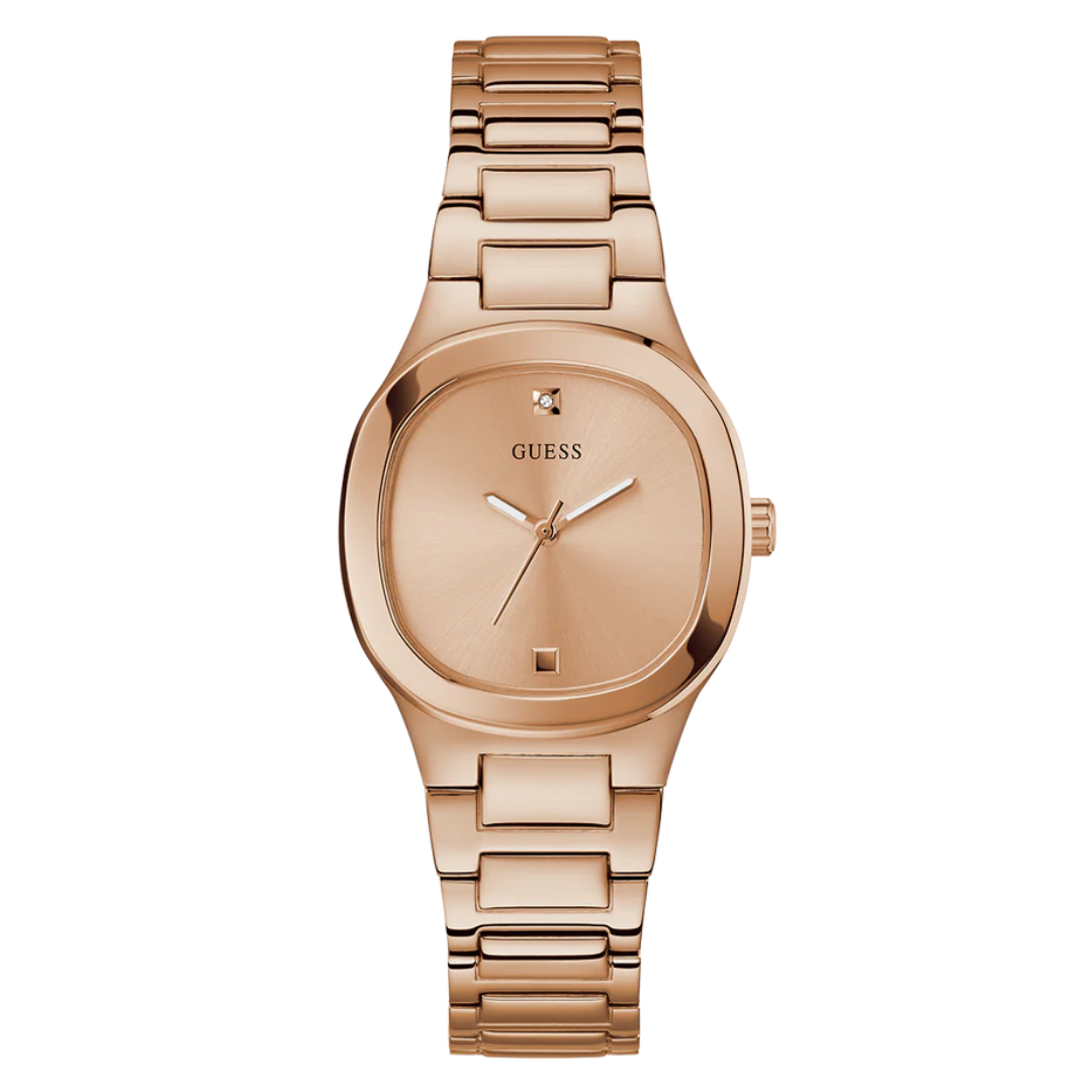 Guess Ladies Rose Gold Tone Analog Watch GW0615L3 - KRISHNA WATCH COMPANY