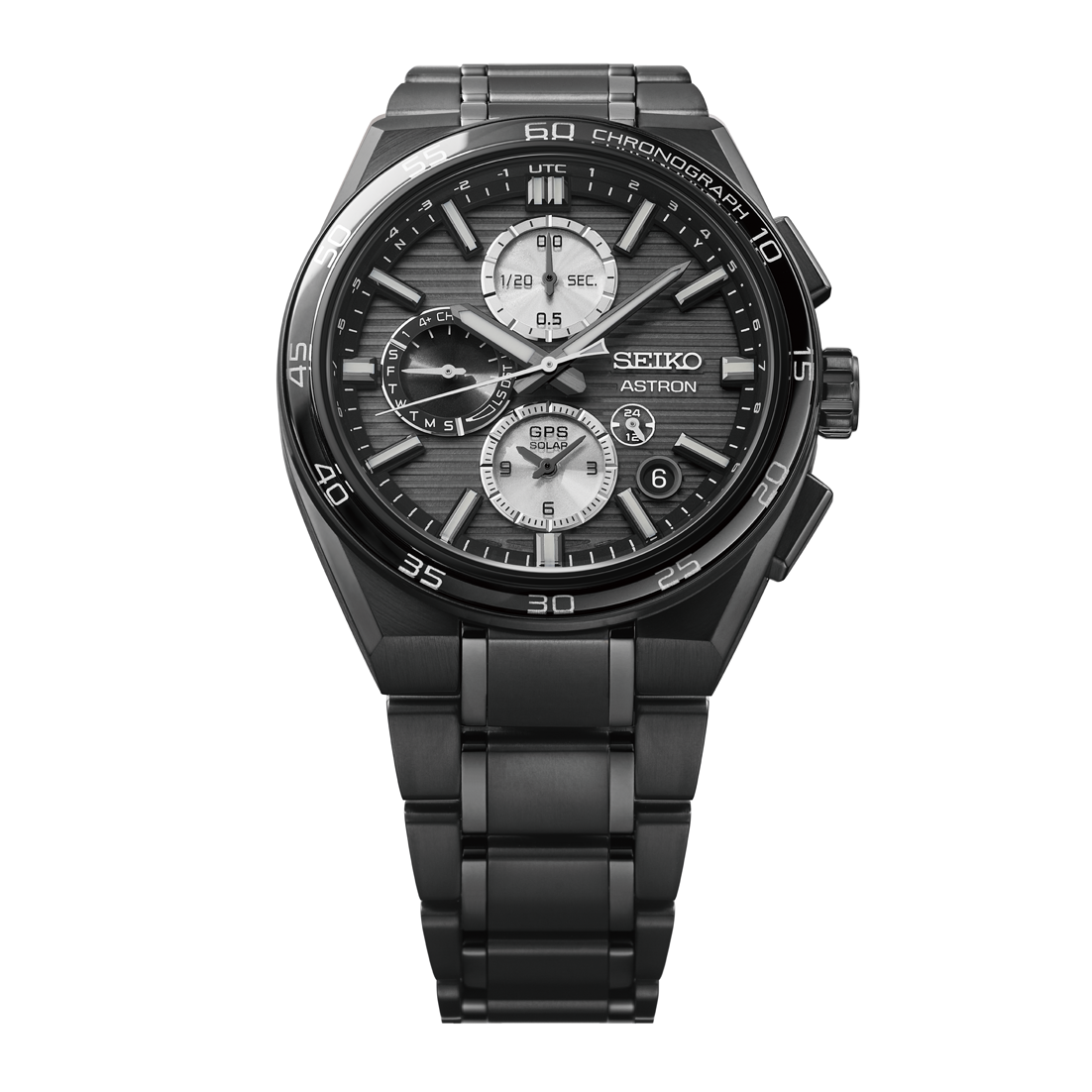 Seiko Astron GPS Solar 5X Dual-Time Chronograph Watch - SSH179J1 - KRISHNA WATCH COMPANY