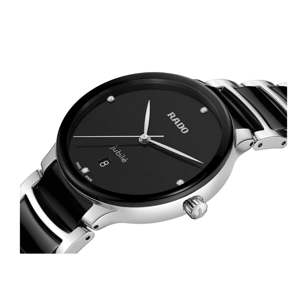 RADO Centrix Diamonds Unisex Watch - R30021712 - KRISHNA WATCH COMPANY
