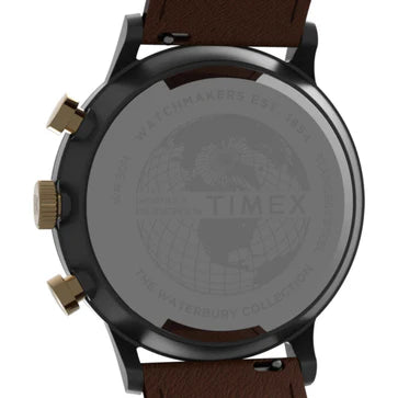 Waterbury Classic Chronograph 40mm Leather Strap Watch - TW2U88200UJ - KRISHNA WATCH COMPANY