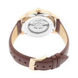 Titan Automatic Watch with Blue Dial & Brown Strap 90110WL02