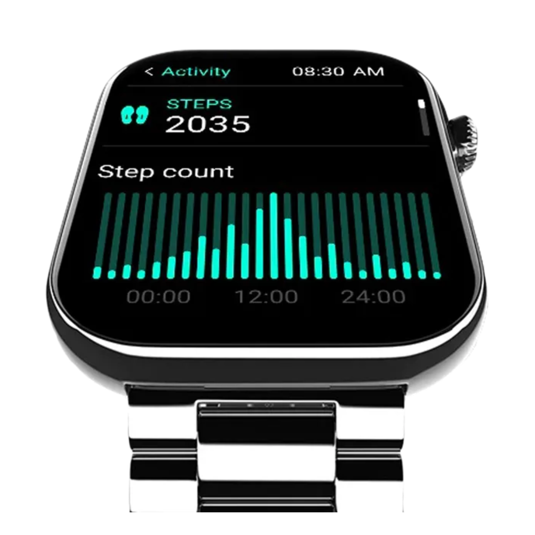 Noise Colorfit Ultra 3 Silver Chain with Bluetooth Calling - KRISHNA WATCH COMPANY