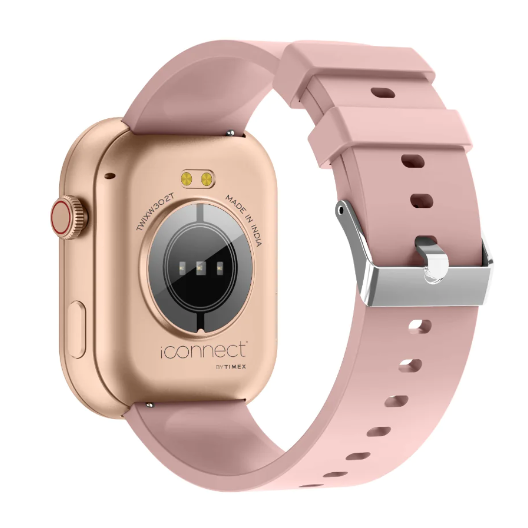 Timex IConnect Gen+ Smartwatch|2.01" TFT Display With 240x296 Pixel Resolution|Rotational Crown|Single Sync Bluetooth Calling|AI Voice Assist|100+ Sports Modes|200+ Watchfaces|Upto 7 Days Battery(Normal Usage) - TWIXW302T - KRISHNA WATCH COMPANY