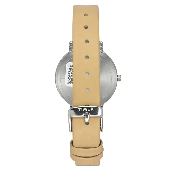 TIMEX Women Silver Round Dial Analog Watch - TWEL15817 - KRISHNA WATCH COMPANY