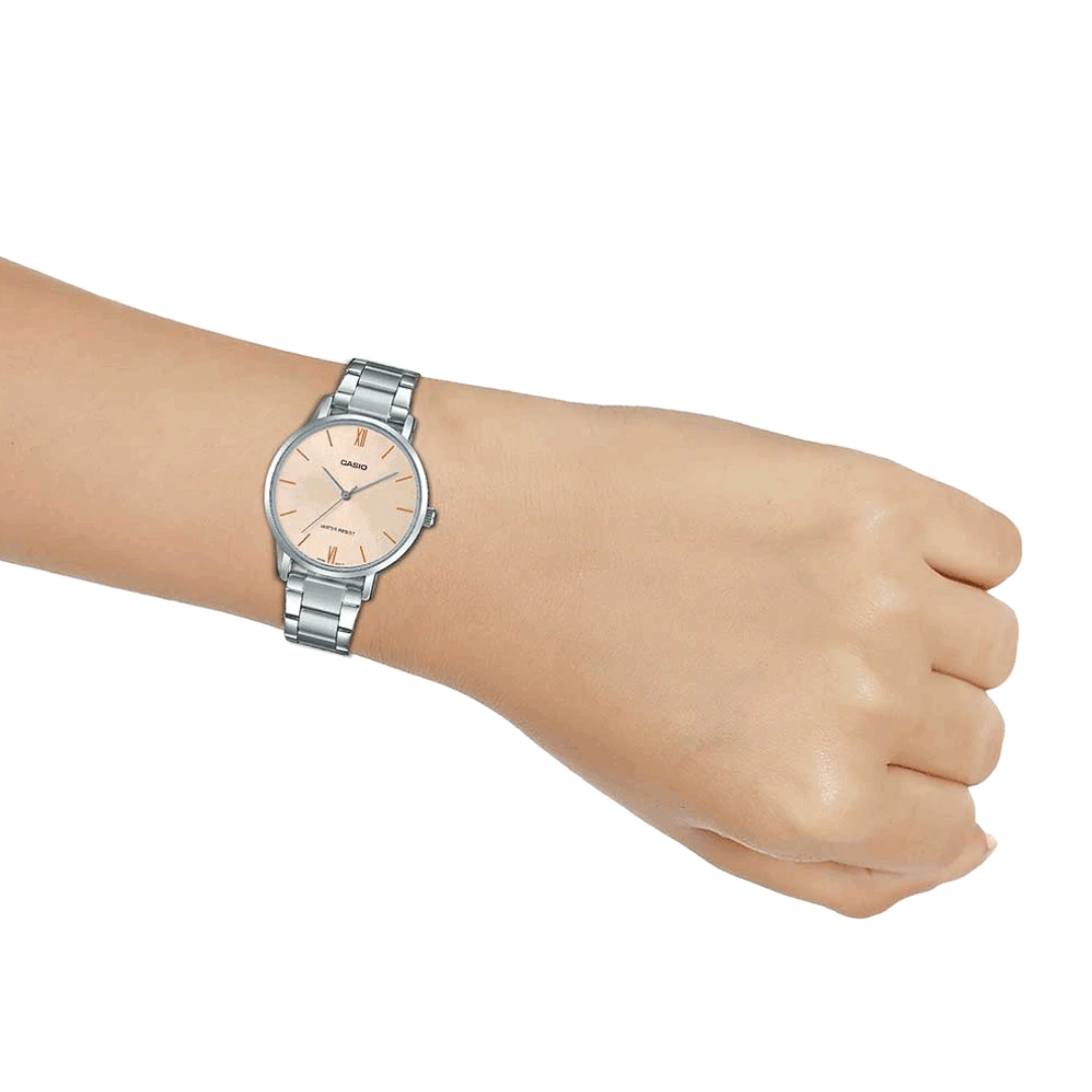 CASIO ENTICER LADIES LTP-VT01D-4BUDF - A1624 - KRISHNA WATCH COMPANY