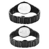 Titan Edge Pair Black Dial Analog Ceramic Strap watch for Couple 16962653NC01P - KRISHNA WATCH COMPANY