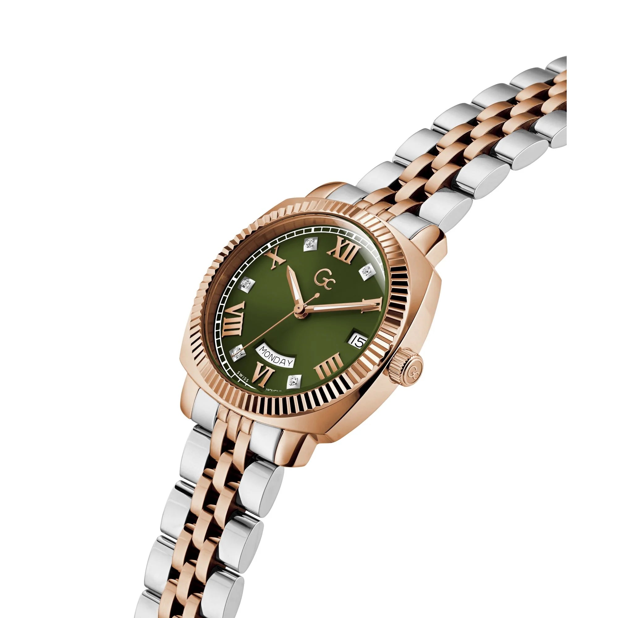 Gc Flair Coussin Analog Watch For Women Z44004L3 - KRISHNA WATCH COMPANY