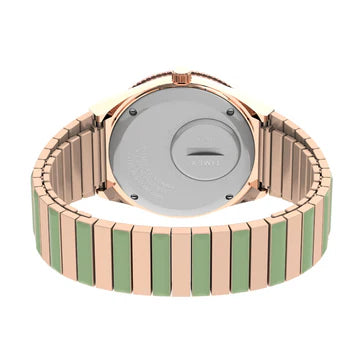 Timex Women Green Round Stainless Steel Dial Analog Watch-TW2V38700UJ - KRISHNA WATCH COMPANY