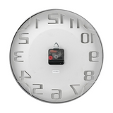 Metallic Wall Clock - Moulded Dial with solid numbers - W0008MA01 - KRISHNA WATCH COMPANY