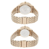 Titan Bandhan Rose Gold Dial Stainless Steel Strap Watches NP9400194201WM01