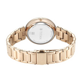 Titan Purple Style Up Quartz Analog Mother Of Pearl Dial Stainless Steel Strap Watch for Women 95237WM02