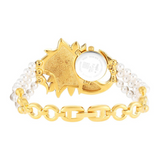 Titan Raga X Masaba Mother Of Pearl Dial Women Watch With Metal Strap 95171YM01 / NS95171YM01