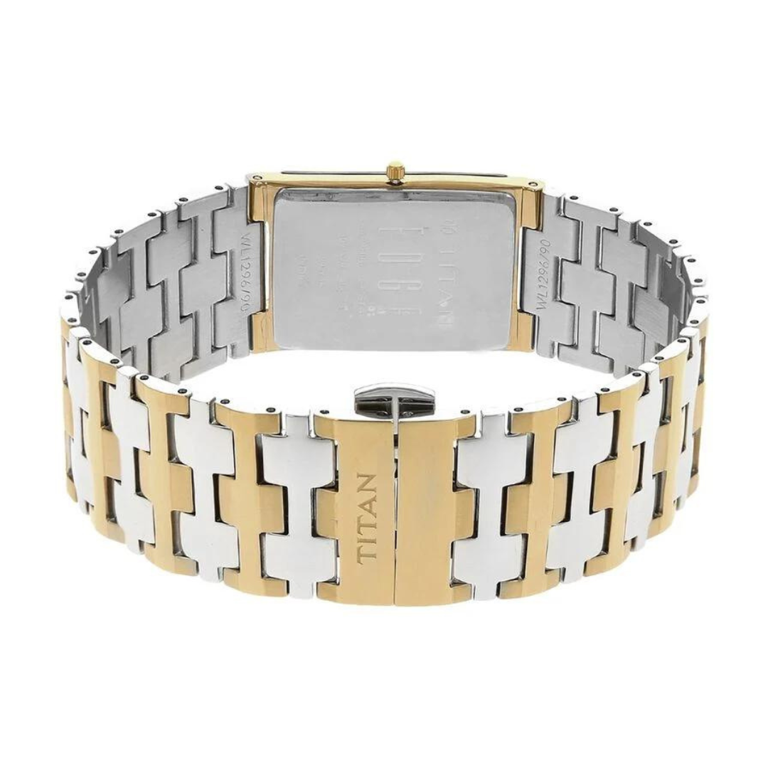 Titan Quartz Analog Silver Dial Stainless Steel Strap Watch for Men 1296BM02 - KRISHNA WATCH COMPANY