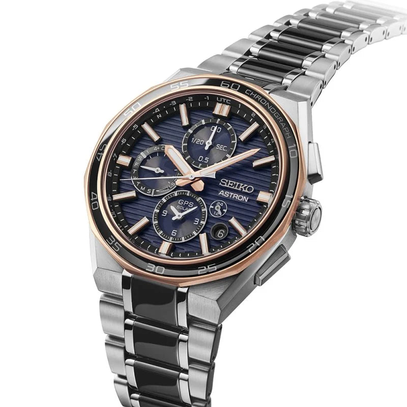 Seiko Astron GPS Solar Dual-Time Chronograph Limited Edition - SSH180J1 - KRISHNA WATCH COMPANY