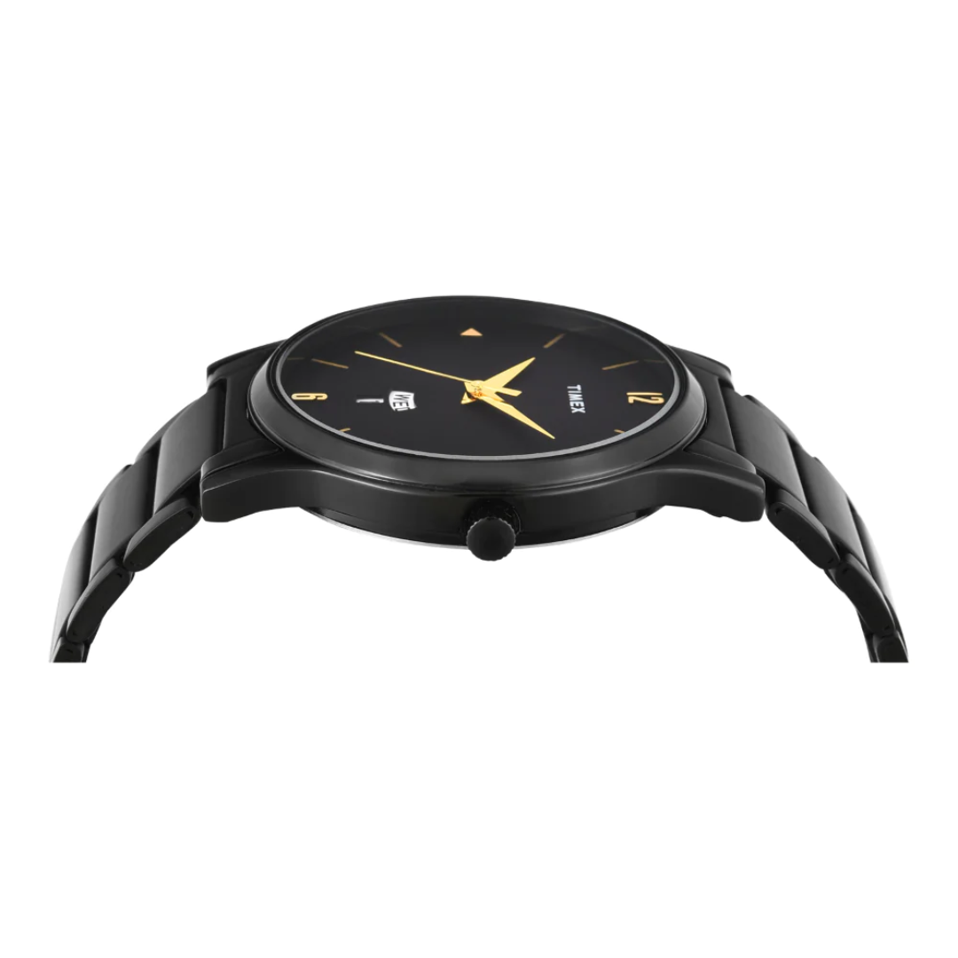 Timex Men Black Round Analog Dial Watch - TW000R459 - KRISHNA WATCH COMPANY