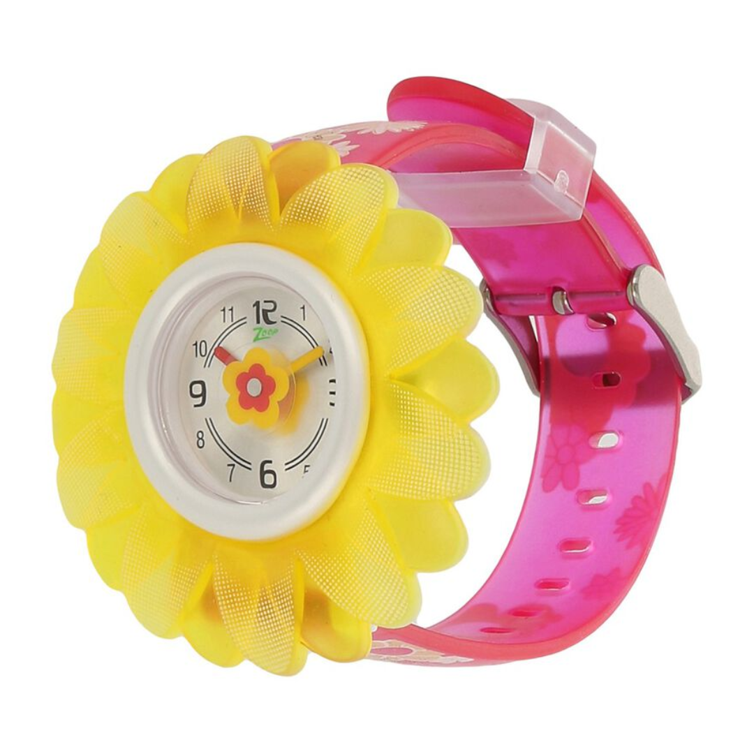 Zoop By Titan Quartz Analog Silver Dial PU Strap Watch for Kids 4005PP03 - KRISHNA WATCH COMPANY