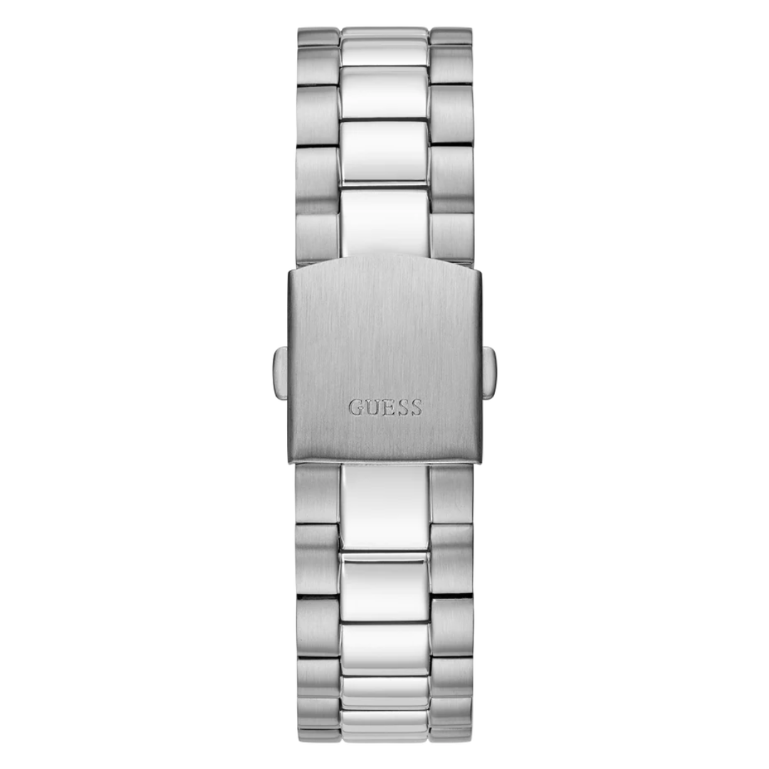 Guess Mens Silver Tone Day/Date Watch GW0265G7 - KRISHNA WATCH COMPANY