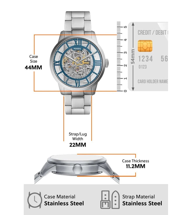 FOSSIL Townsman Automatic Watch for Men - ME3260 - KRISHNA WATCH COMPANY