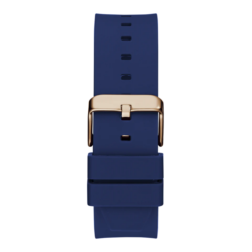 Guess Men's Blue Rose Gold Tone Multi-function Watch GW0491G4 - KRISHNA WATCH COMPANY