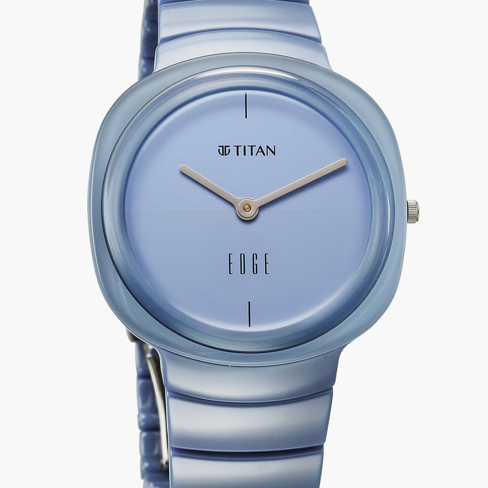 Titan Edge Squircle Quartz Analog Watch For Women 2757qc02 - KRISHNA WATCH COMPANY