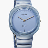 Titan Edge Squircle Quartz Analog Watch For Women 2757qc02
