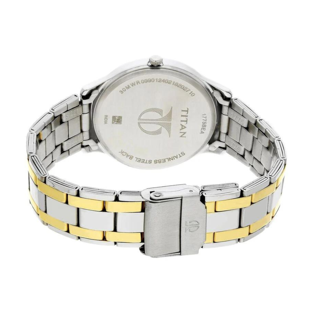 Titan Analog with Date Dial watch for Men - 1775BM01 - KRISHNA WATCH COMPANY