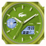 Lacoste LC33 Dual-Display Multifunction Green Silicone Strap 2011432