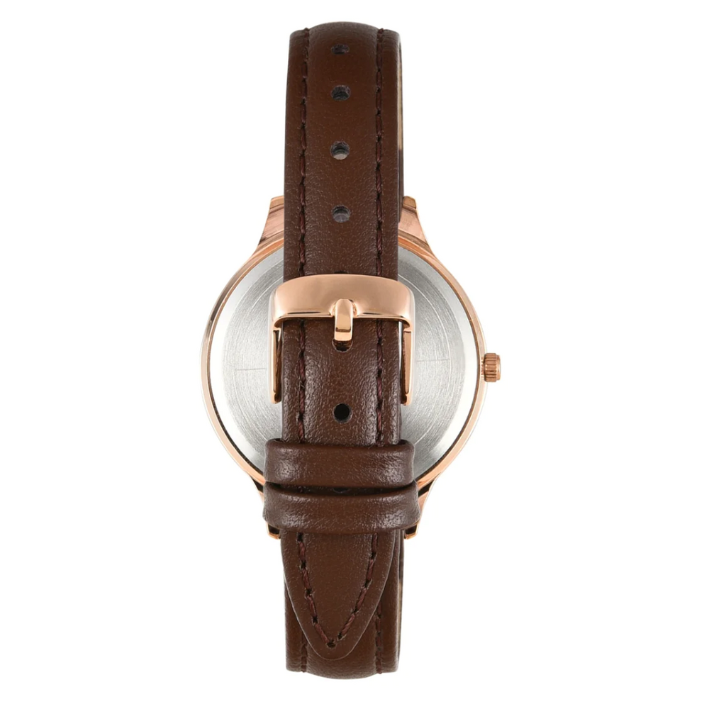 Timex Women Analaog Silver Round Brass Dial Watch - TWTL12105 - KRISHNA WATCH COMPANY
