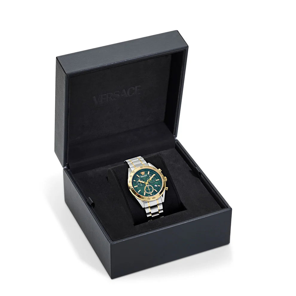 VERSACE V-CODE CHRONO WATCH for Men - VE0CA0324 - KRISHNA WATCH COMPANY