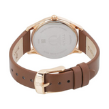 Titan Workwear Blue Dial Analog with Date Leather Strap watch for Women 2596WL03