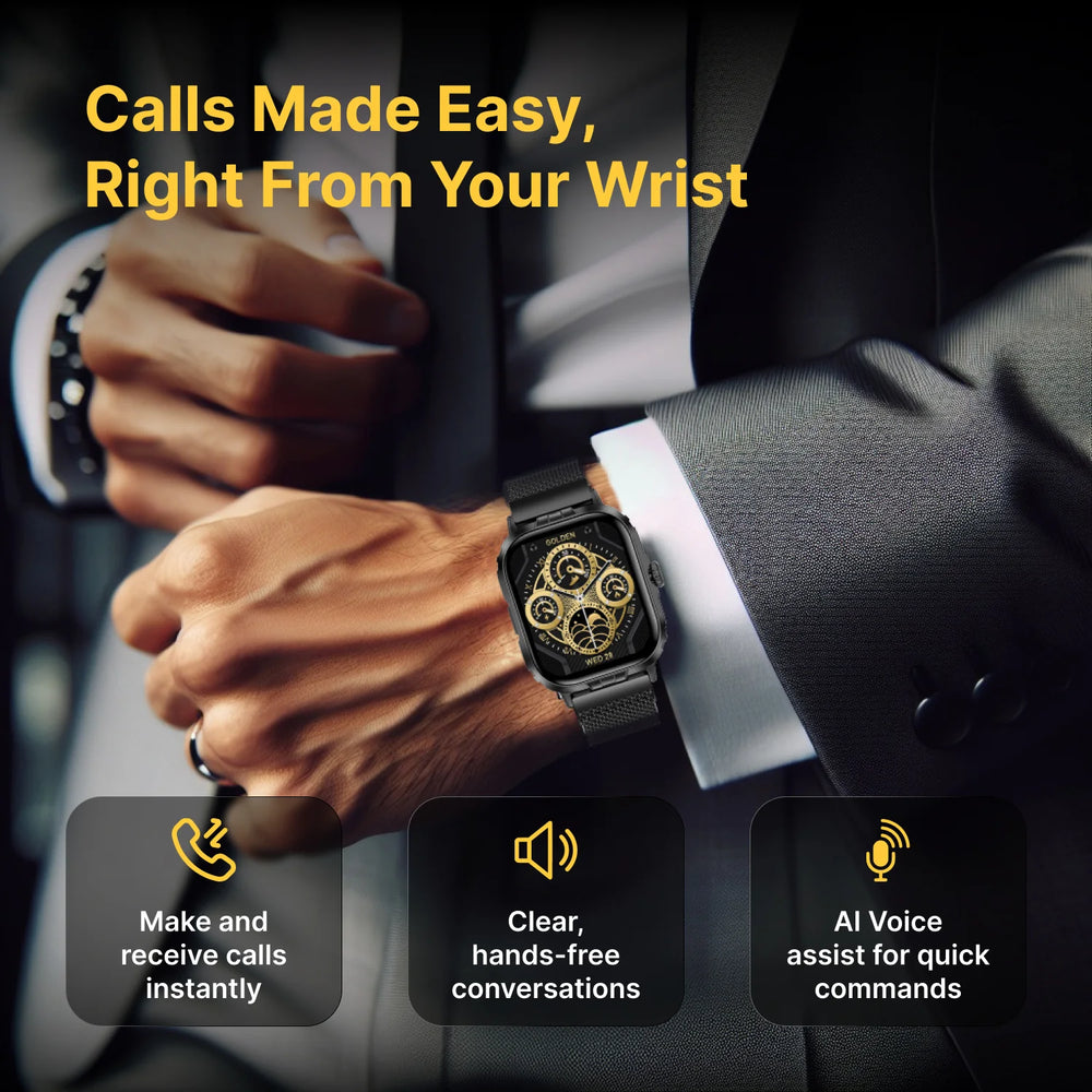 Timex iConnect Go+ 1.83"(4.64 cm) Display with Metallic Body and BT Calling Smartwatch For Unisex - TWIXW1002T - KRISHNA WATCH COMPANY